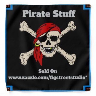 Pirate Skull Bones, Jolly Roger, Bandana