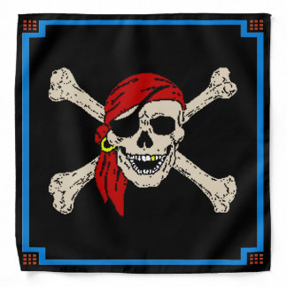 Pirate Skull Bones, Jolly Roger, Bandana