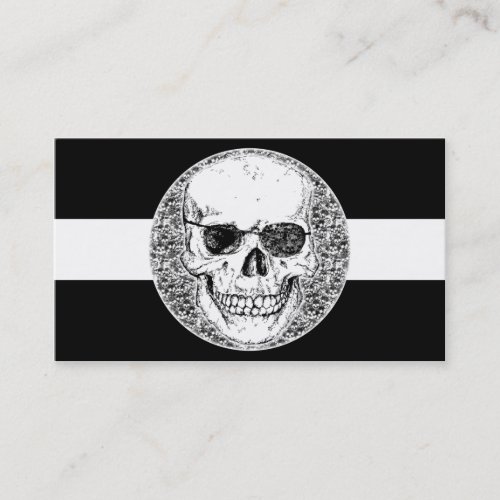 pirate skull business cards