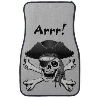 Pirate Skull Car Floor Mat