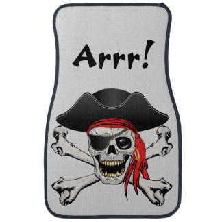Pirate Skull Car Floor Mat