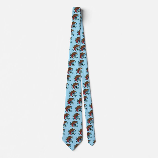 Pirate Skull & Crossbones-01 Neck Tie (Front)