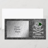 Pirate Skull & Crossbones Photo Card (Front/Back)