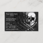 Pirate Skull &amp; Crossbones Template Business Card at Zazzle