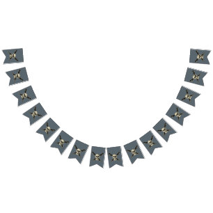 Pirate (Skull) - Custom Swallowtail Party Bunting Flags
