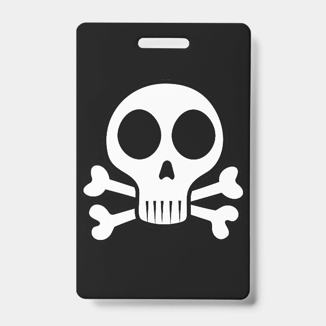 Pirate Skull Design Badge (Front)