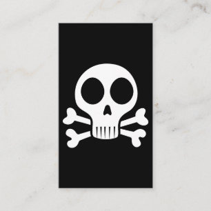 Pirate Skull Design Business Card
