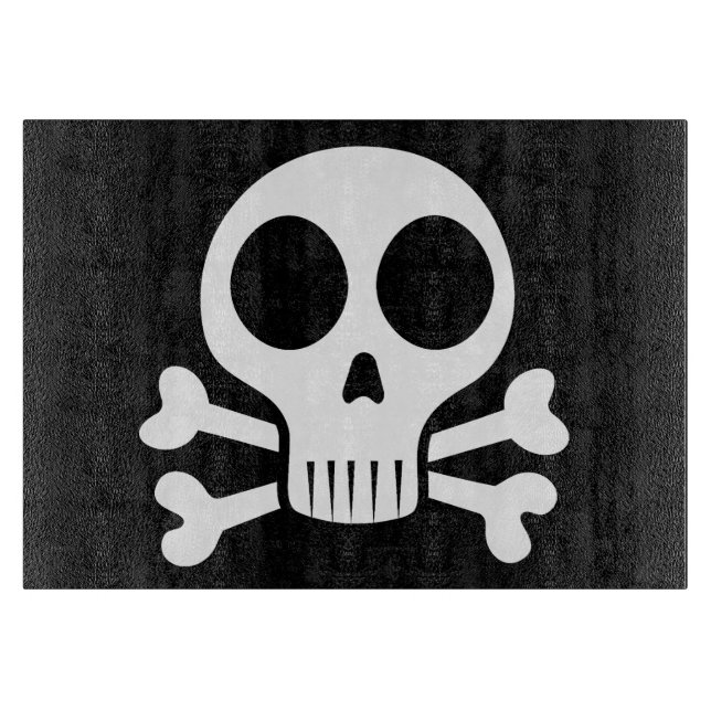 Pirate Skull Design Cutting Board (Front)