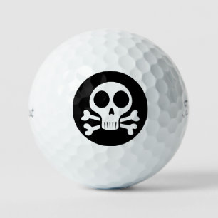 Pirate Skull Design Golf Balls