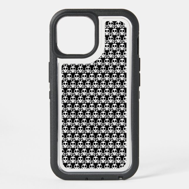 Pirate Skull Design iPhone 15 Case (Back)