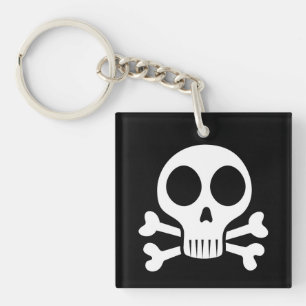 Pirate Skull Design Keychain