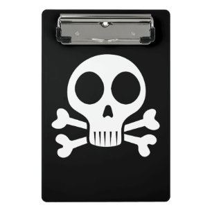 Pirate Skull Design Mini Clipboard