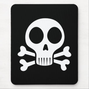 Pirate Skull Design Mouse Pad