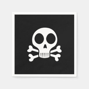 Pirate Skull Design Napkins