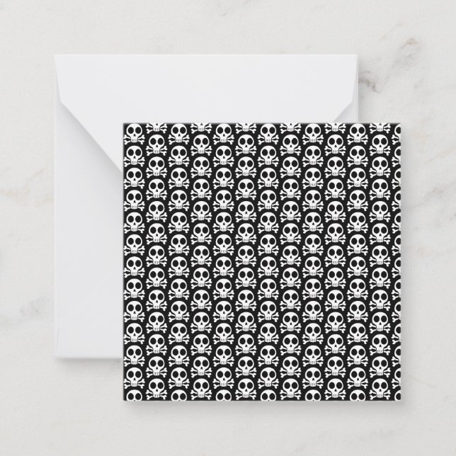 Pirate Skull Design Note Card (Front)