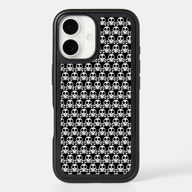 Pirate Skull Design Otterbox iPhone Case (Back)