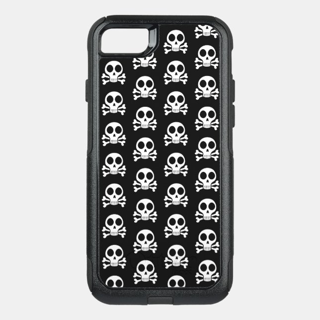 Pirate Skull Design Otterbox iPhone Case (Back)