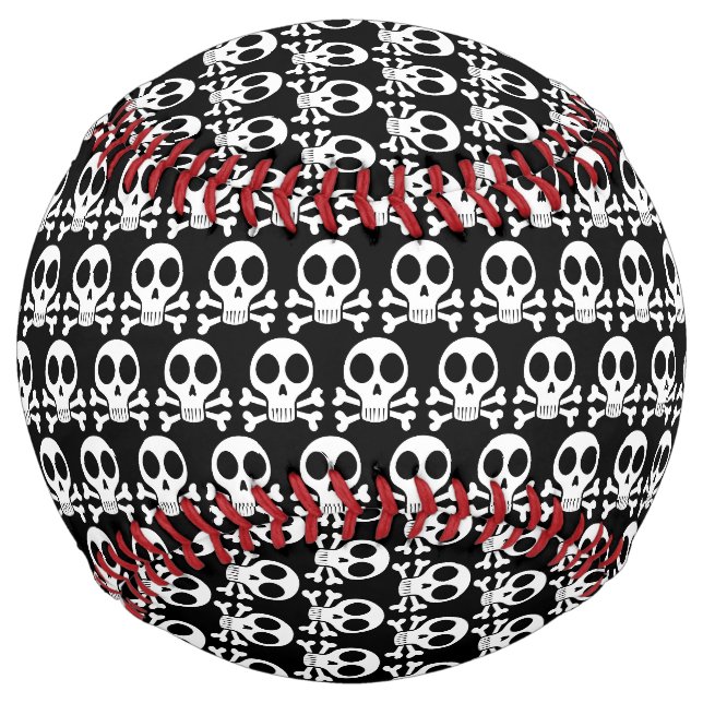 Pirate Skull Design Softball (Front)
