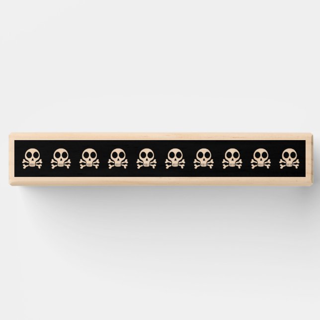 Pirate Skull Design Topple Tower (Front)