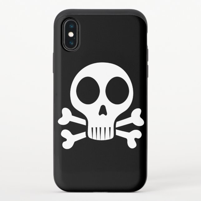 Pirate Skull Design Uncommon iPhone Case (Back)