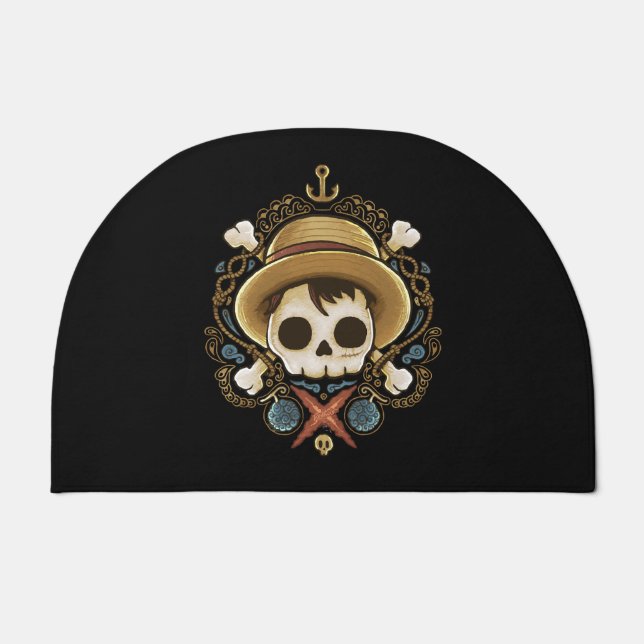 Pirate Skull Doormat (Front)