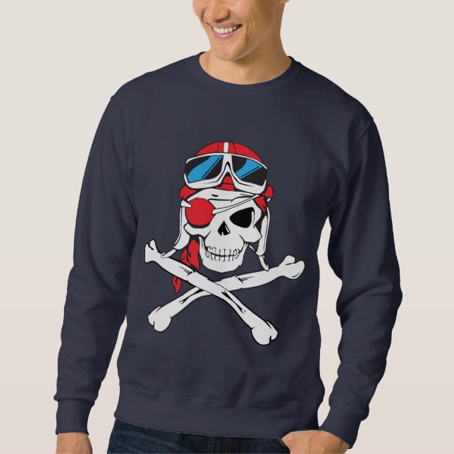 Pirate Skull/Eye Patch Sweatshirt (Front)