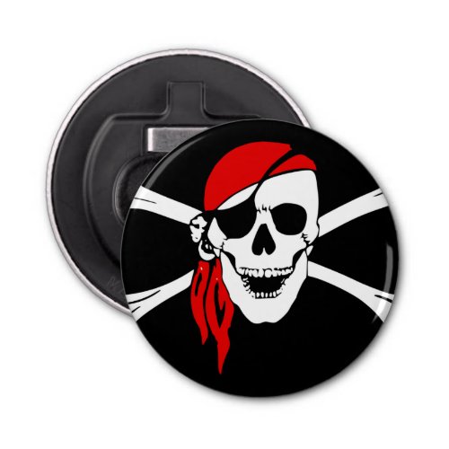 Pirate Skull Flag Bottle Opener