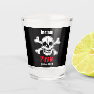 Pirate Skull flask Shot Glass