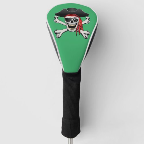 Pirate Skull Golf Head Cover