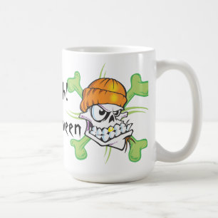 Pirate Skull Halloween Coffee Mug