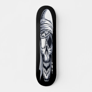 Pirate Skull Head Skateboard