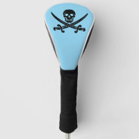 PIRATE SKULL N CROSS BONES GOLF HEAD COVER