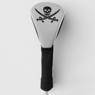 PIRATE SKULL N CROSSBONES GOLF DRIVER COVER