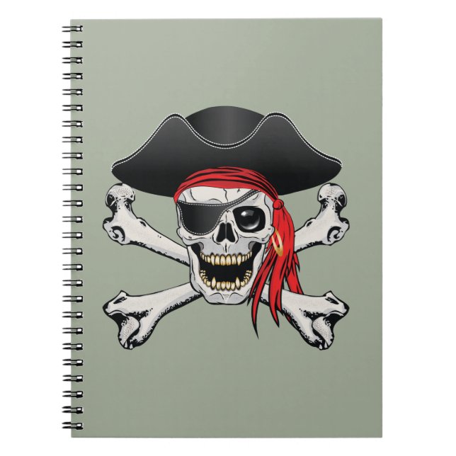 Pirate Skull Notebook (Front)