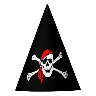 Pirate Skull Party Hat