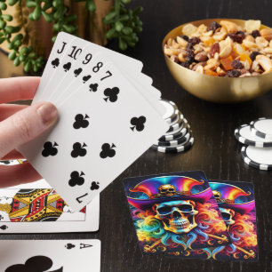 Pirate Skull Poker Cards