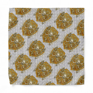 Pirate Skull Shield Bandana