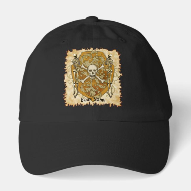 Pirate Skull Shield Hat (Front)