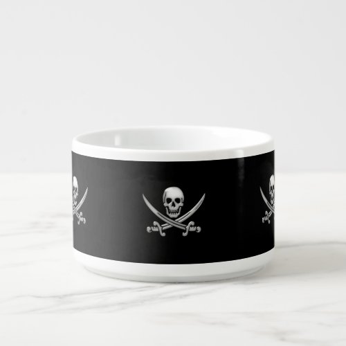 Pirate Skull  Sword Crossbones Bowl