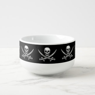 Pirate Skull & Sword Crossbones  Soup Mug