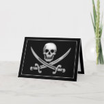 Pirate Skull &amp; Sword Crossbones (TLAPD) Card