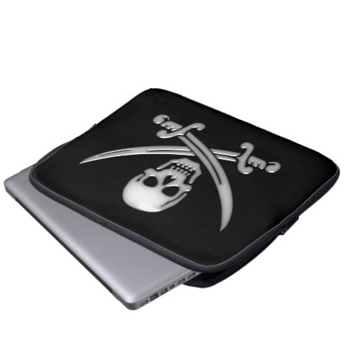 Pirate Skull  Sword Crossbones TLAPD Laptop Sleeve