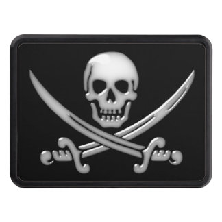 Pirate Skull & Sword Crossbones Tow Hitch Cover
