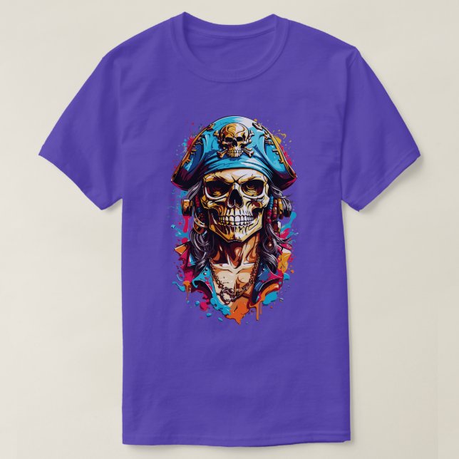 Pirate Skull T-Shirt (Design Front)