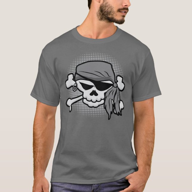 Pirate Skull T-Shirt (Front)