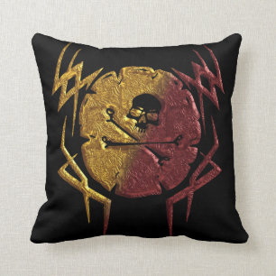 Pirate Skull Throw Pillow