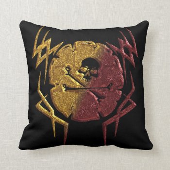 Pirate Skull Throw Pillow by sagart1952 at Zazzle