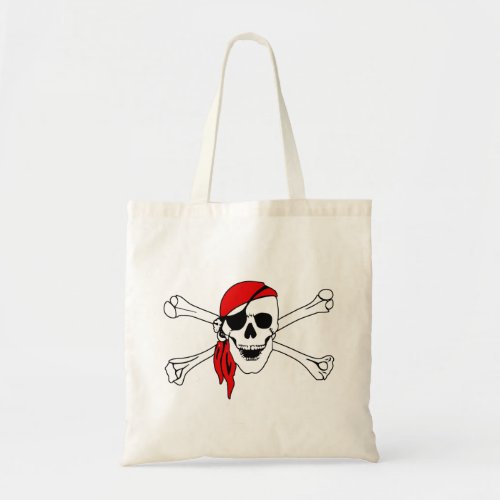 Pirate Skull Tote Bag