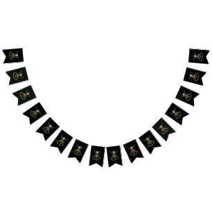 Pirate Skull Treasure Bunting Flags