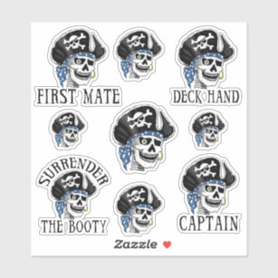 Skull And Cross Bones Stickers - 128 Results